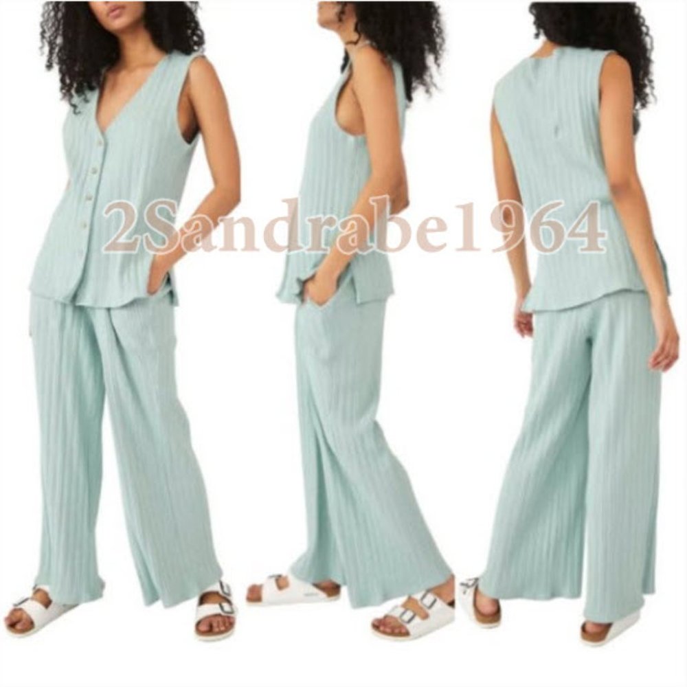 Free People Dana Set -  April Mist, Size: Medium - Picture 6 of 13